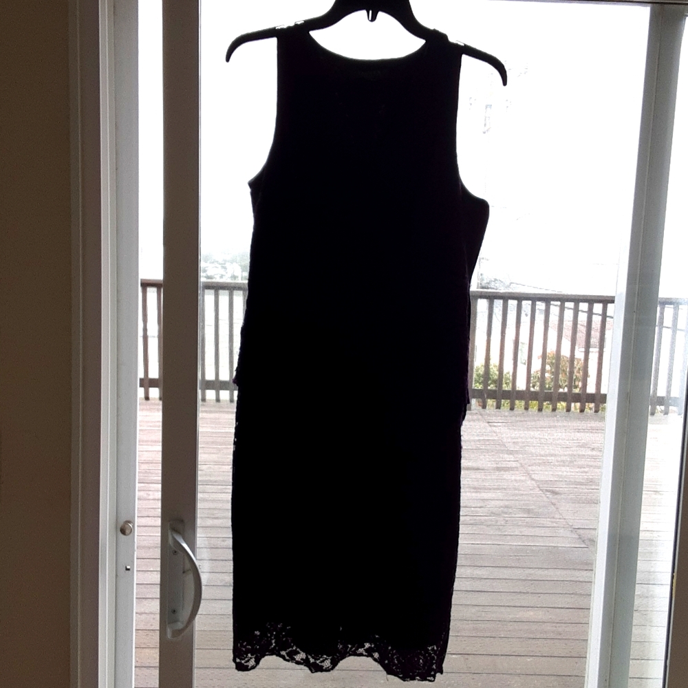 Ralph Lauren purple peplums dress